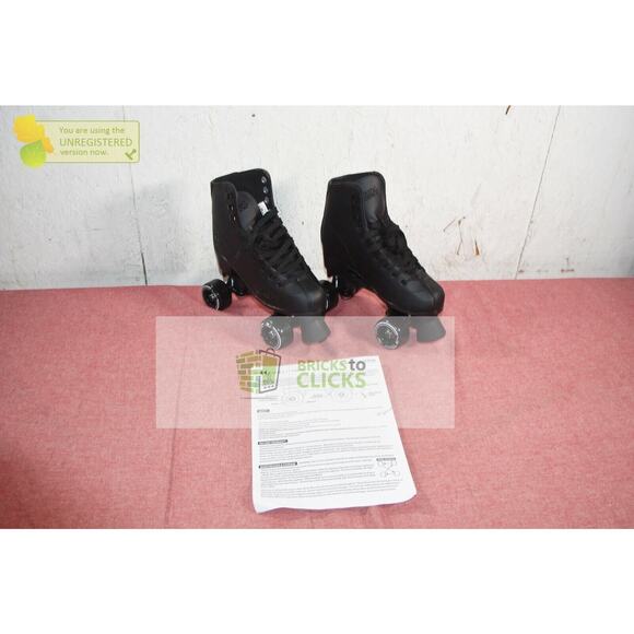 Roller Derby Rewind Men's Roller Skate, Black, Size 6 - Picture 2 of 5